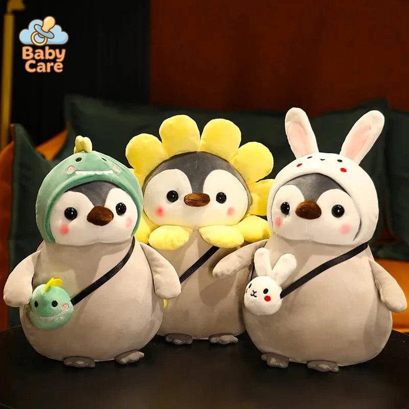 Peluche pingouin 25Cm - zoom sur la matière