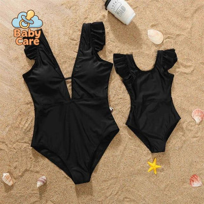 Maillot de bain assorti maman bébé fille bikini - photo 8