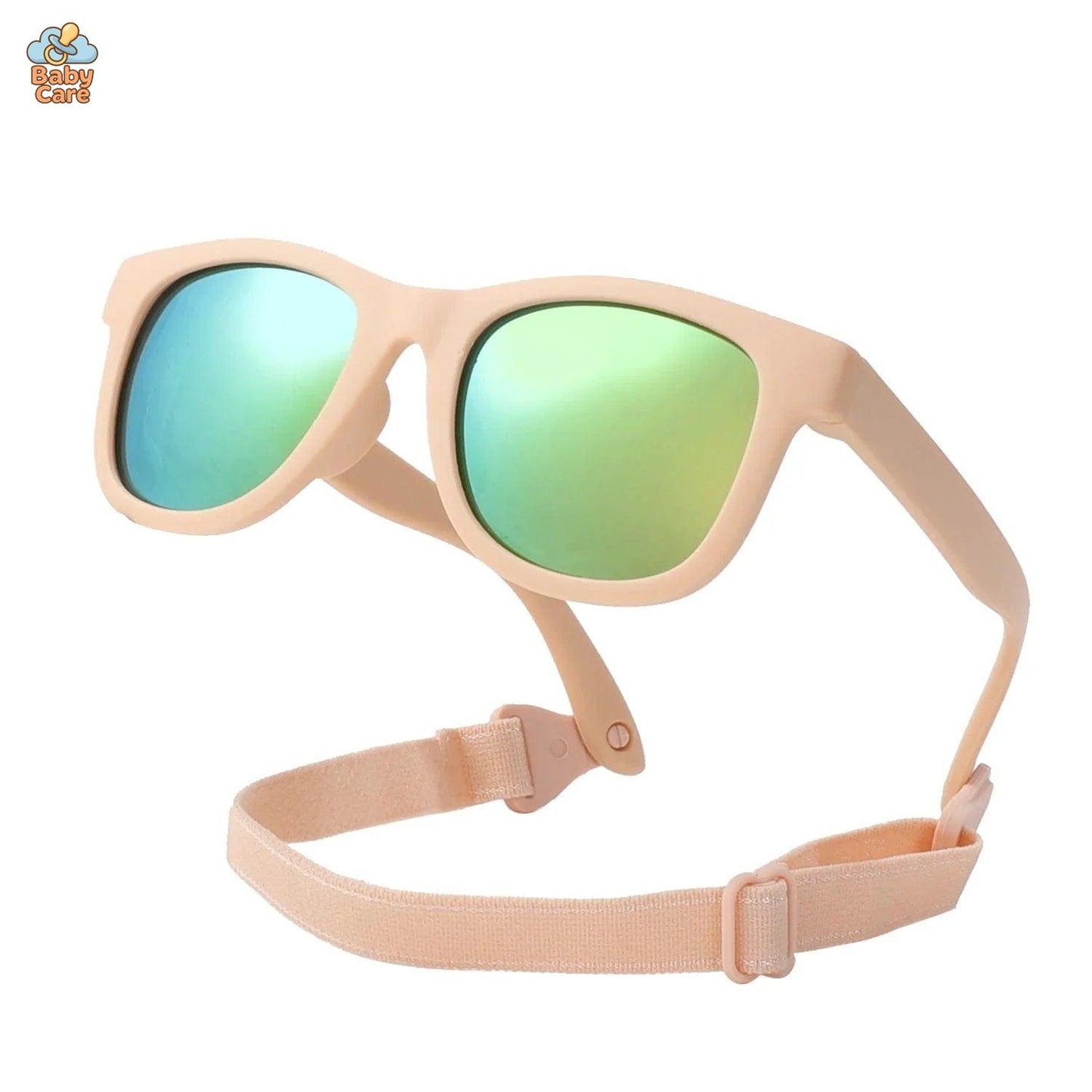 Lunettes de soleil bébé polarisées flexibles avec sangle - packaging du produit