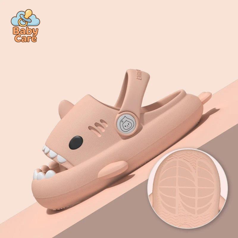 Sandales bébé garçon et filles souples requin - détail du produit