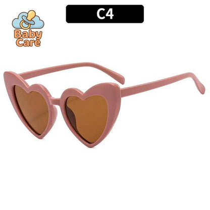 Lunettes de soleil bébé vintage en forme de cœur - photo 11