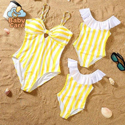 Maillot de bain assorti maman bébé fille bikini - photo 10