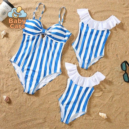 Maillot de bain assorti maman bébé fille bikini - photo 11