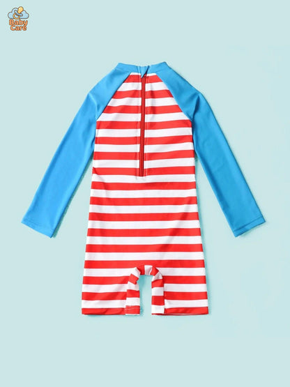 Maillot de bain bébé pieuvre protection UV - détail du produit