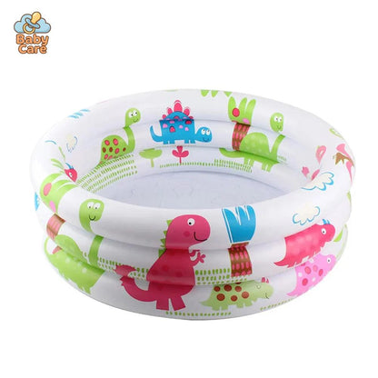 Piscine bébé gonflable dinosaures - vue de profil