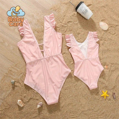 Maillot de bain assorti maman bébé fille bikini - photo 9