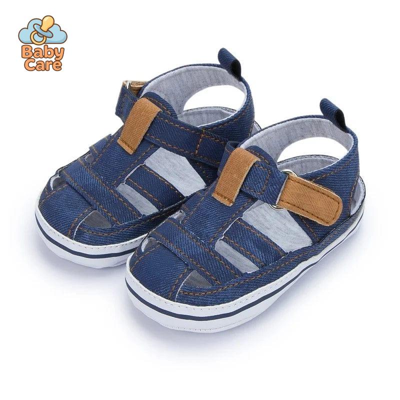 Sandales bébé garçon semelles conforts - zoom sur la matière