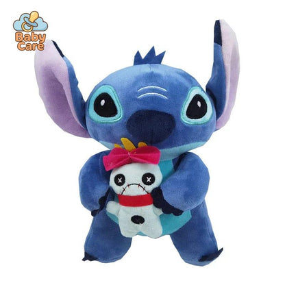 Peluche Stich - zoom sur la matière