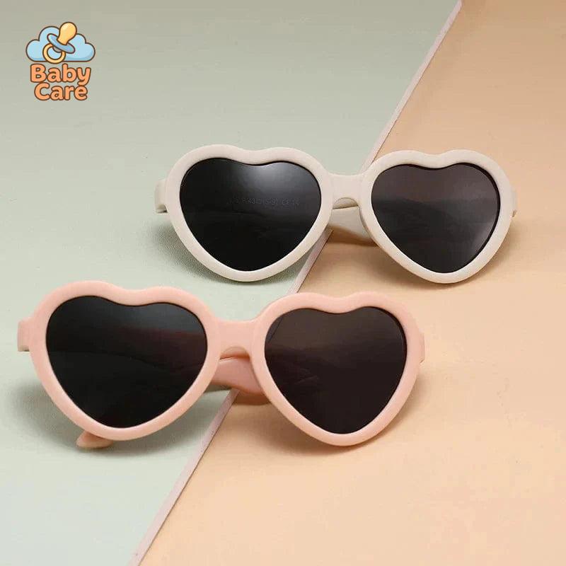 Lunettes de soleil bébé coeur 0-2 ans - détail du produit