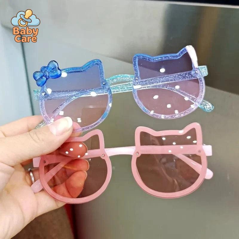 Lunettes de soleil bébé et enfant hello kitty uv400 - zoom sur la matière