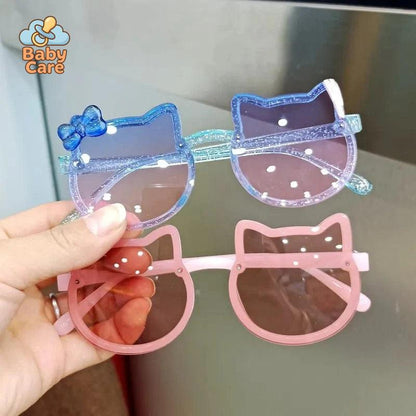 Lunettes de soleil bébé et enfant hello kitty uv400 - zoom sur la matière