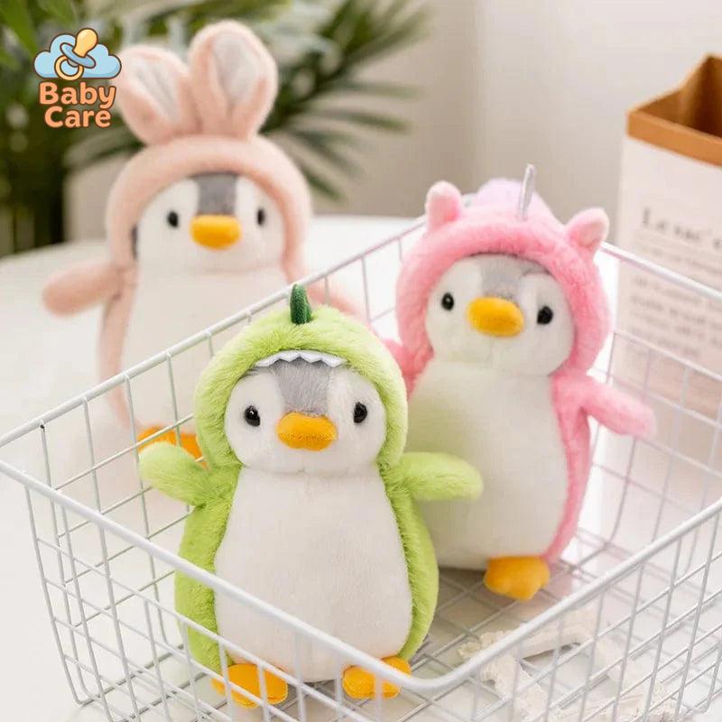 Peluche pingouin 20CM - zoom sur la matière