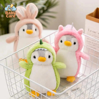 Peluche pingouin 20CM - zoom sur la matière