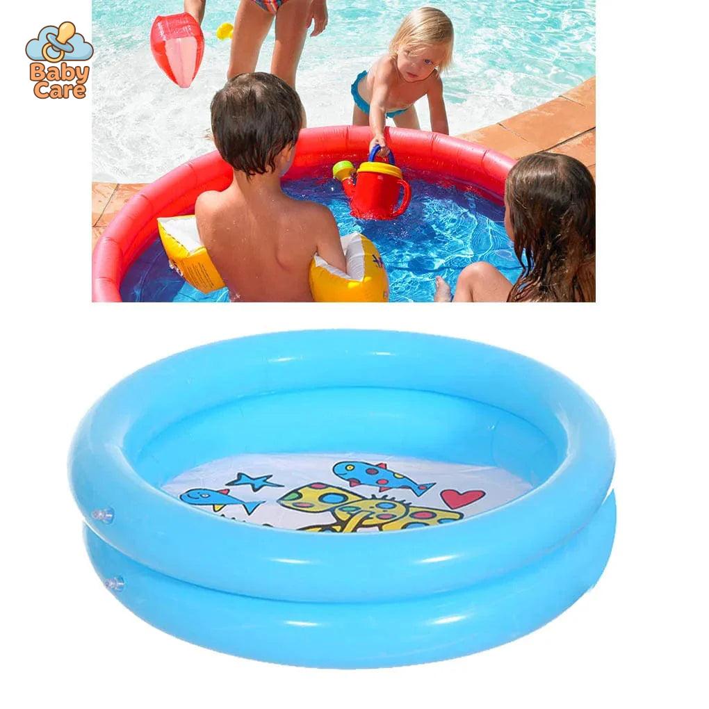 Piscine gonflable pour bébé imprimé animaux - utilisation en situation