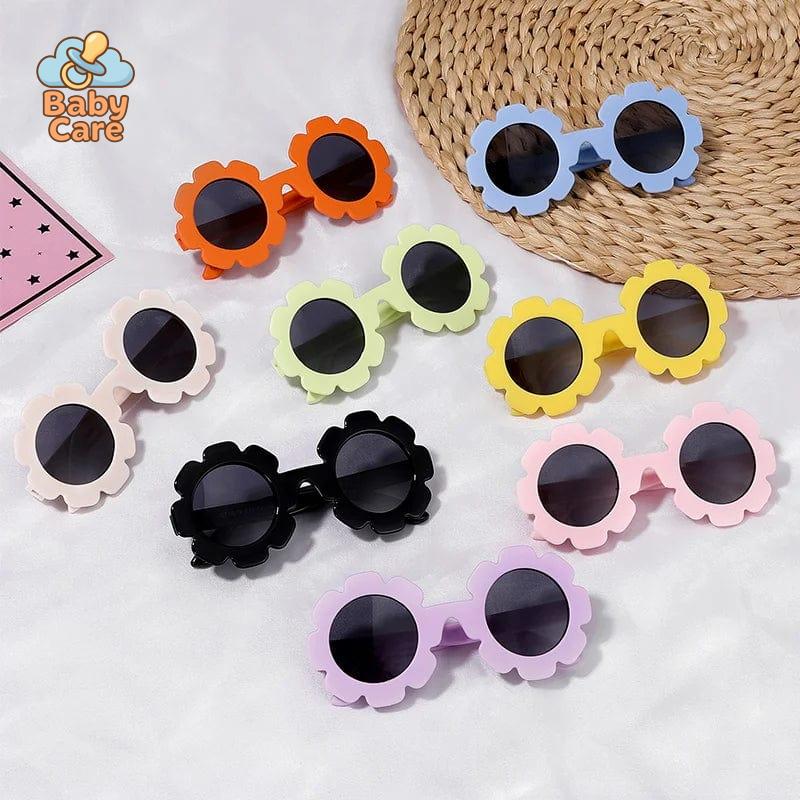 Lunettes de soleil tournesol pour bébé avec sangle - détail du produit