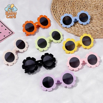 Lunettes de soleil tournesol pour bébé avec sangle - détail du produit