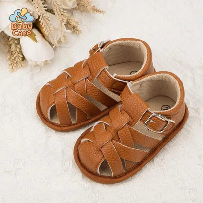 Sandales bébé garçon et filles premiers pas - vue de profil