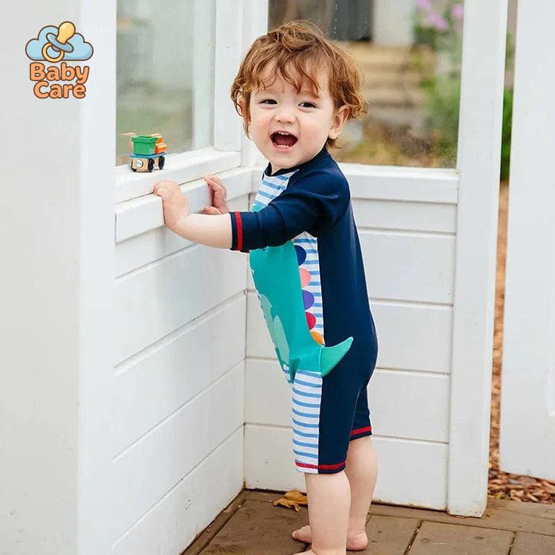 Maillot de bain une pièce bébé garçon protection UV - packaging du produit
