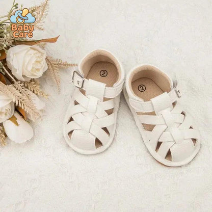 Sandales bébé garçon et filles premiers pas - zoom sur la matière