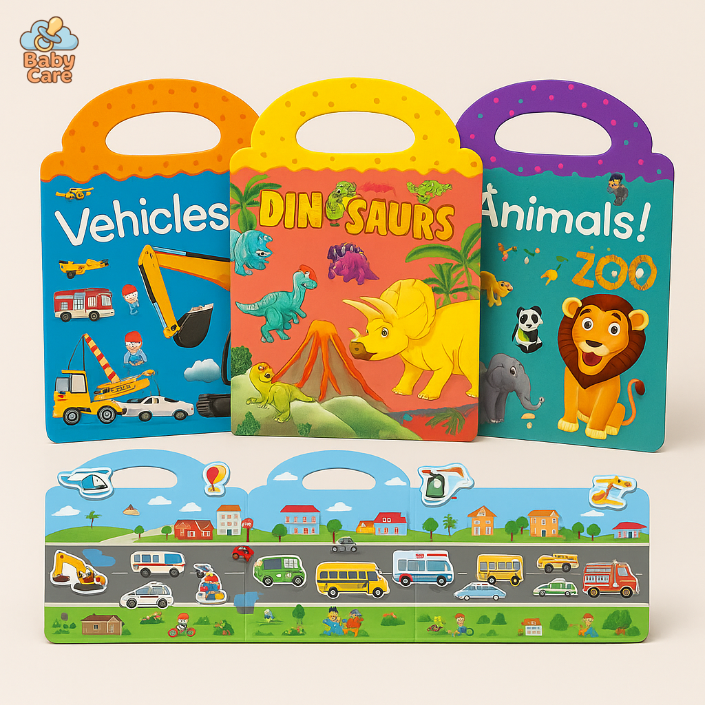 ImagiStick : autocollants ludiques réutilisables - vue de face