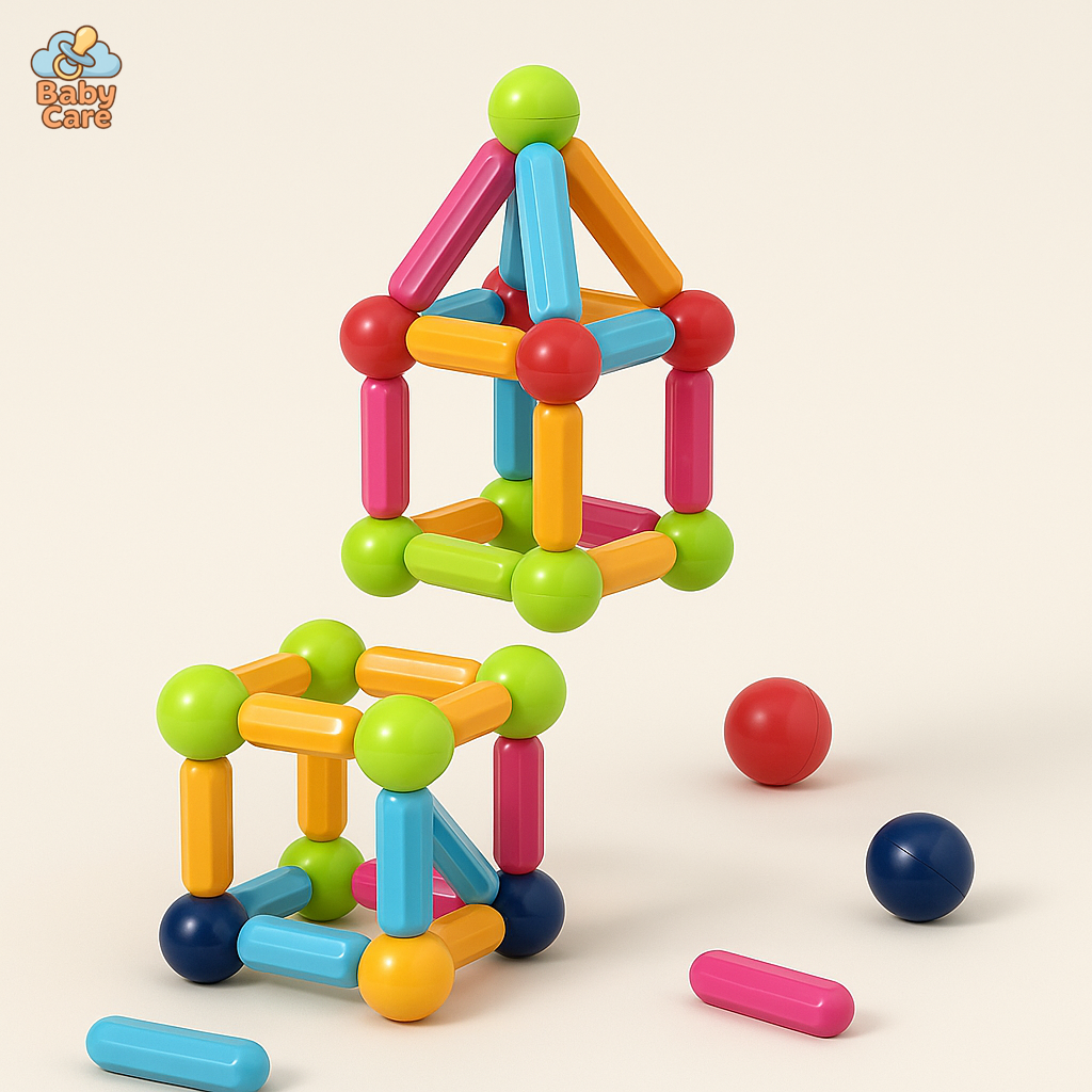 Jeu de Construction magnétique pour enfants - vue de face