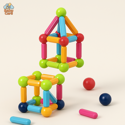 Jeu de Construction magnétique pour enfants - vue de face