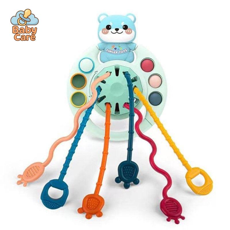 Jouet de dentition soucoupe - utilisation en situation