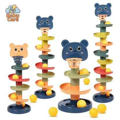 Tour à billes roulantes - zoom sur la matière