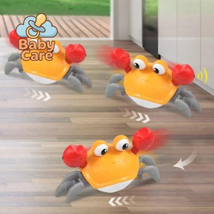 Jouet d’éveil pour bébé crabe rampant avec lumières et musique - photo 9