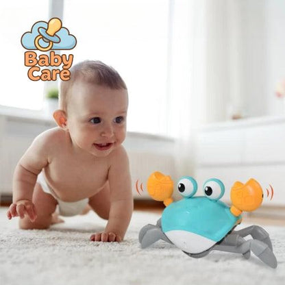 Jouet d’éveil pour bébé crabe rampant avec lumières et musique - photo 10