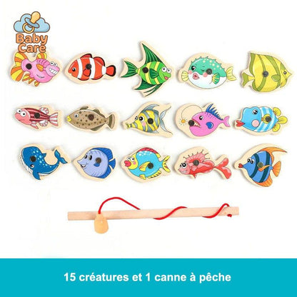 Jouets de Pêche Magnétique - vue de profil