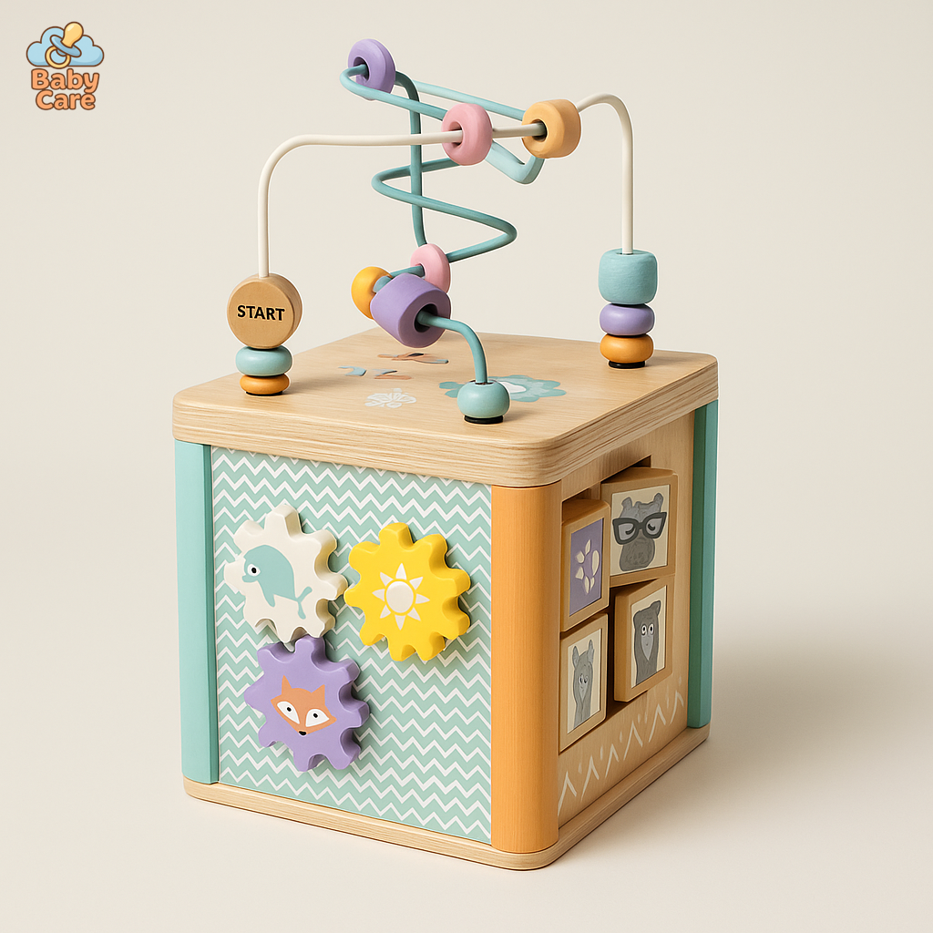 La P'tite Boite : Jeux d'Eveil en Bois Montessori - vue de face