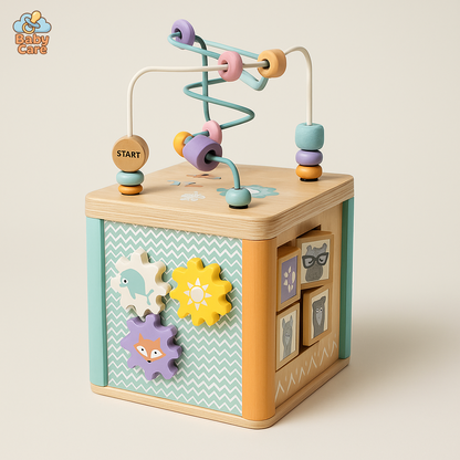 La P'tite Boite : Jeux d'Eveil en Bois Montessori - vue de face