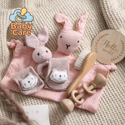 Coffret de naissance lapin – Cadeau de naissance premiers souvenirs - photo 9