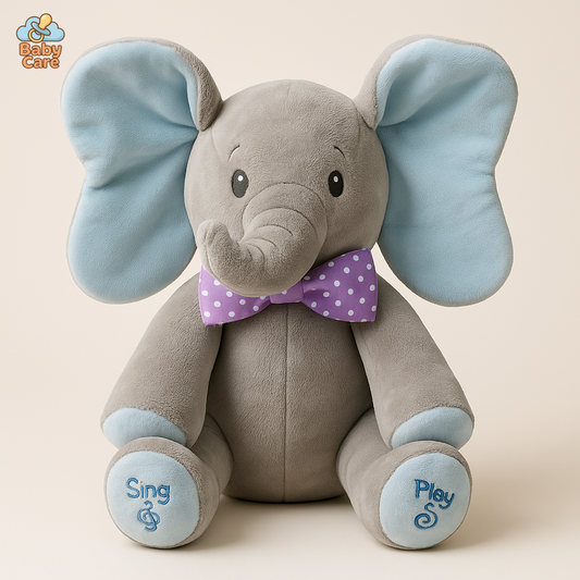 L'éléphant Bibou en Français |  Baby Care - vue de face