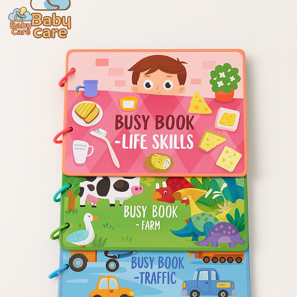 Livreactif Montessori - Livre d'histoires résistant et éducatif. - vue de face