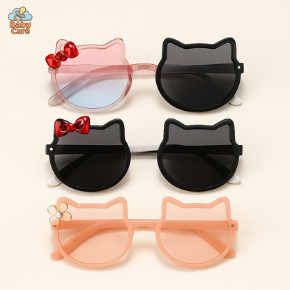 Lunettes de soleil bébé et enfant hello kitty uv400 - vue de face