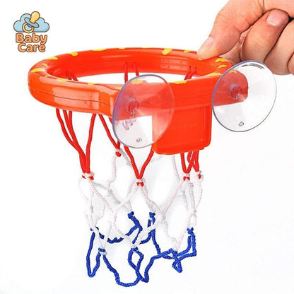 Jouet de bain - Panier de Basket Ventouse avec 3 Balles - zoom sur la matière