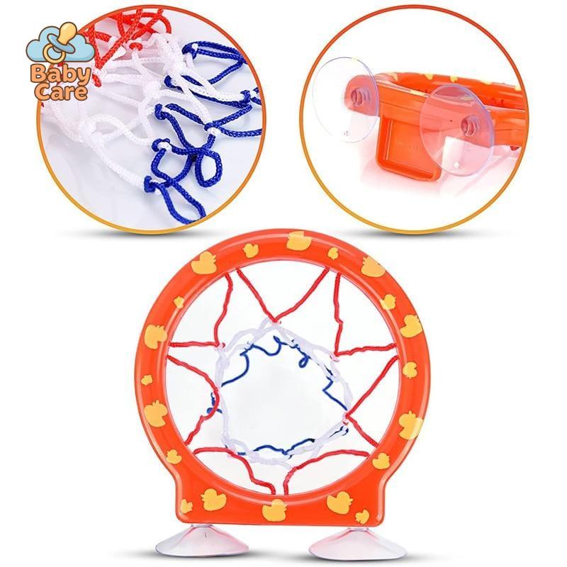 Jouet de bain - Panier de Basket Ventouse avec 3 Balles - détail du produit
