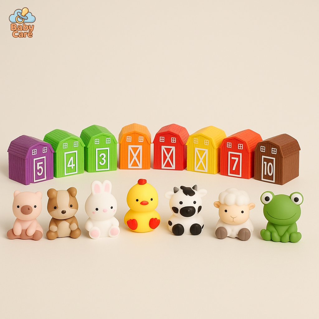 MiniFarm - Jouet d'apprentissage de l'univers de la ferme - vue de face