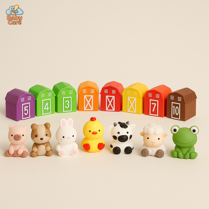 MiniFarm - Jouet d'apprentissage de l'univers de la ferme - vue de face