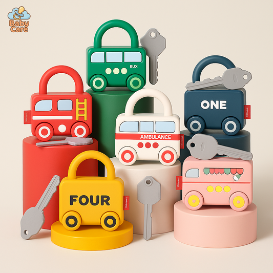 MiniLocker - Jouets intéractifs d'apprentisage Montessori - vue de face