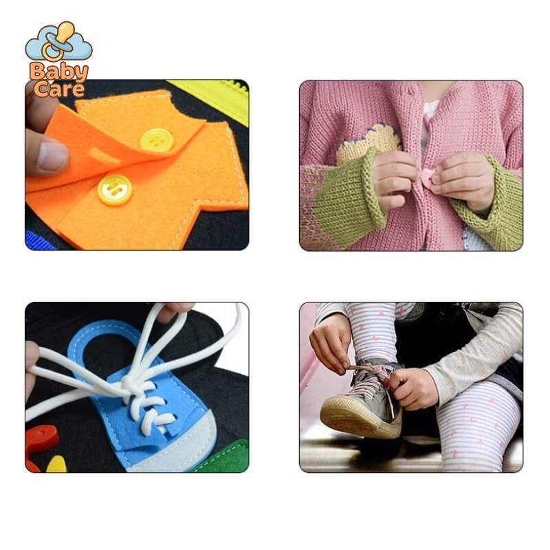 Planche d'activités Montessori Dino - utilisation en situation