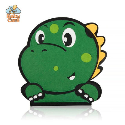 Planche d'activités Montessori Dino - vue de profil