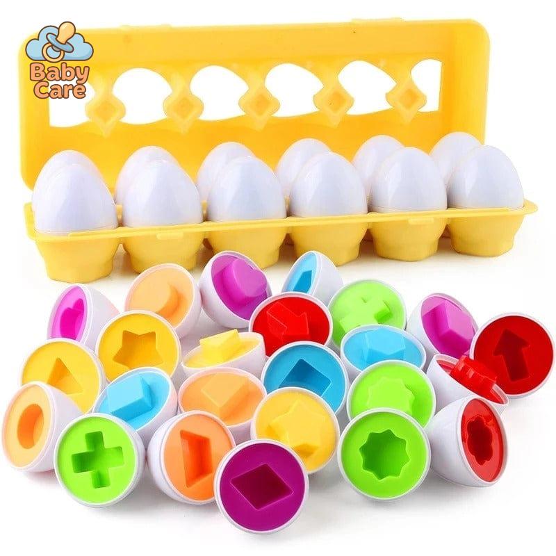 Jouet oeufs Montessori éducatifs - photo lifestyle