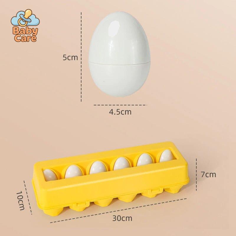Jouet oeufs Montessori éducatifs - zoom sur la matière