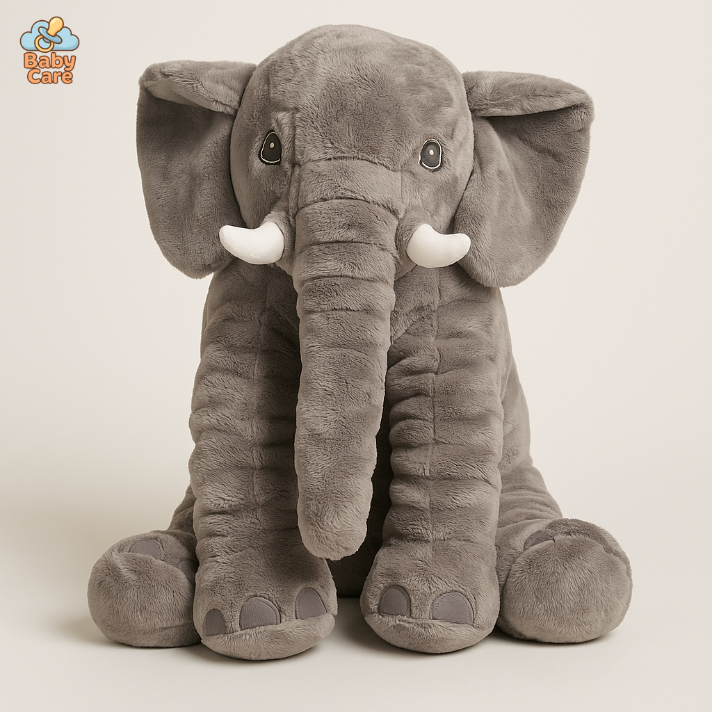 Peluche Éléphant Calin 60 cm |  Baby Care - vue de face