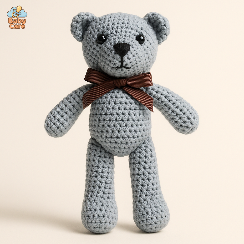 Peluche Ourson Texturé Sensoriel - vue de face