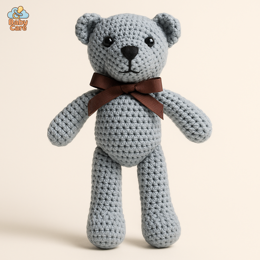 Peluche Ourson Texturé Sensoriel - vue de face