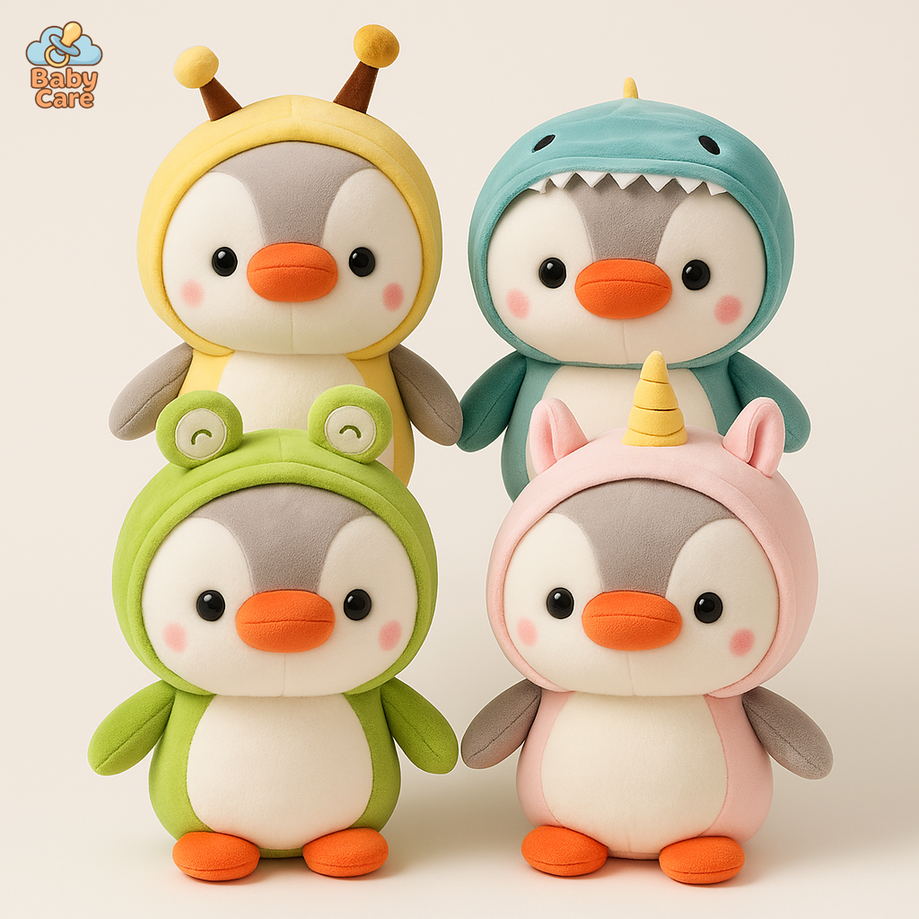 Peluche pingouin premium - vue de face